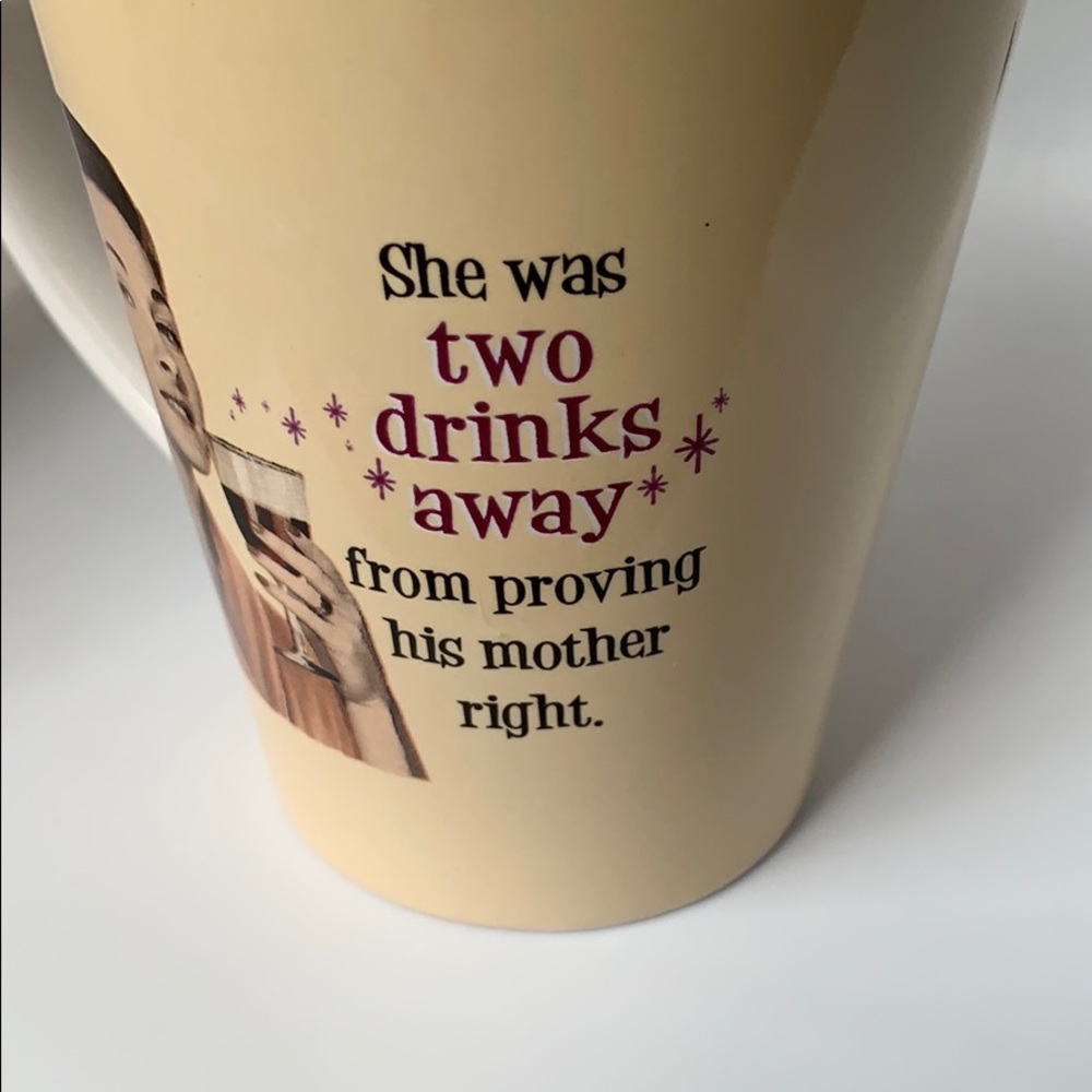 Mother funny drunk mug Chris’s stuff /cup two drinks away from